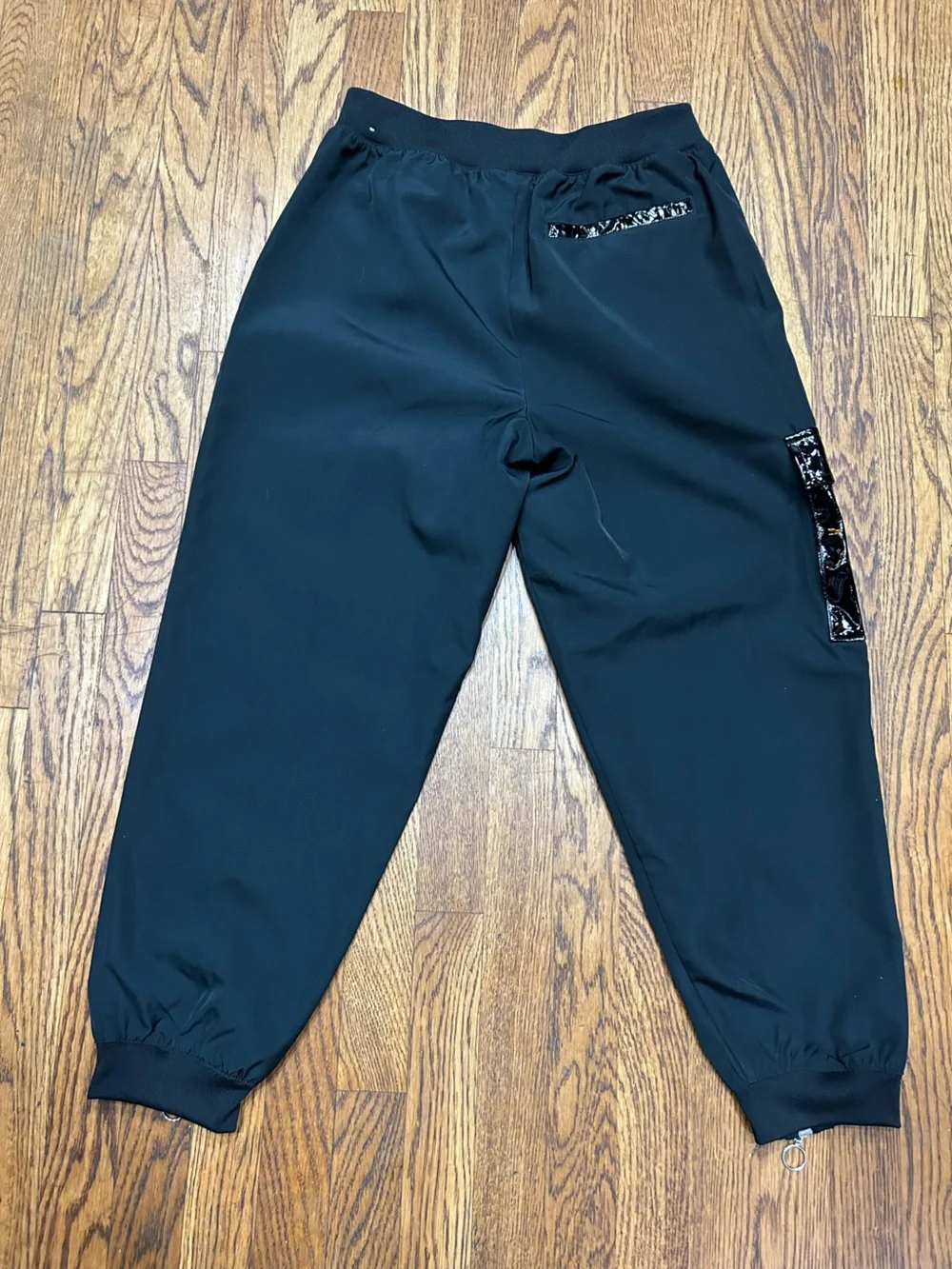 Nike Sportswear Icon Clash Cropped Jogger Pants Size Small Black 25” Inseam